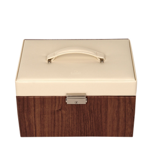 Sacher Jewelry Case Jette - Brown/White