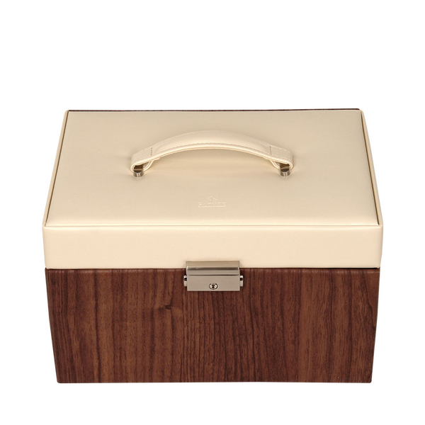 Sacher Jewelry Case Jette - Brown/White