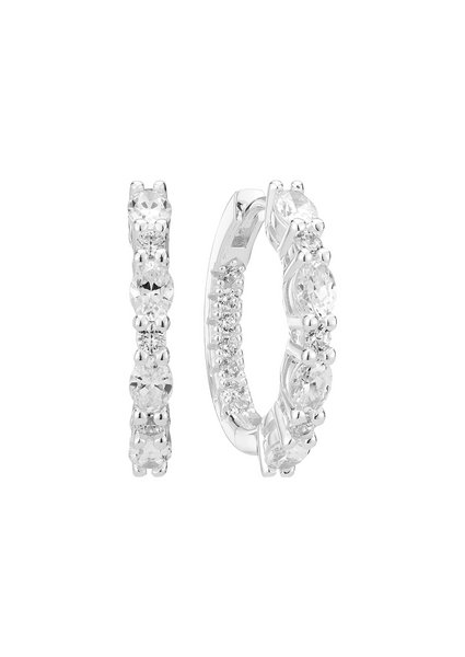 SIF Jakobs Ellera oval hoop earrings SIF Jakobs Ellera oval hoop earrings