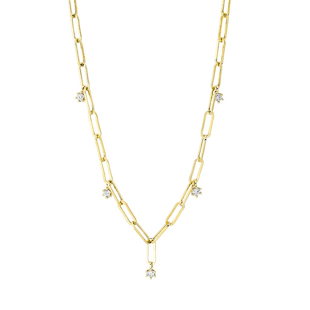 Brogle Classic necklace with diamond pendant Brogle Classic necklace with diamond pendant