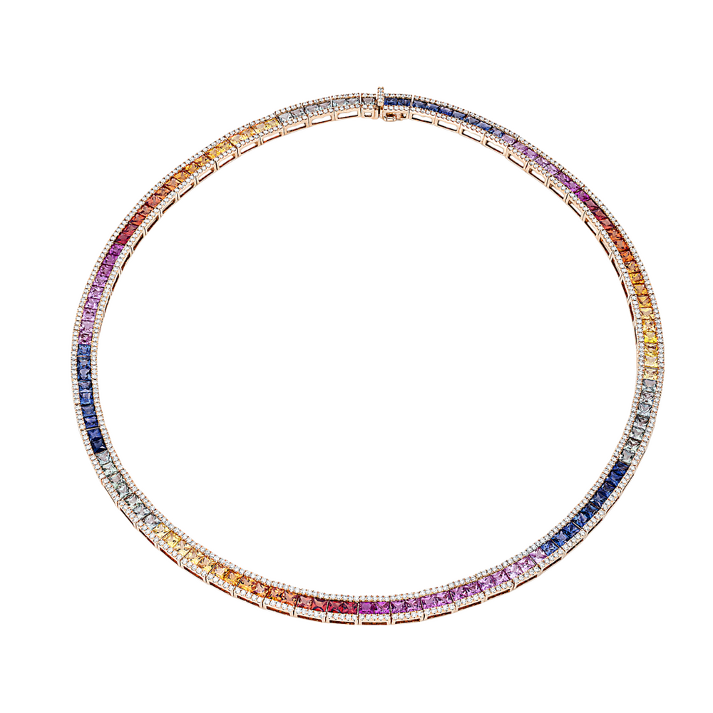 Brogle Selection Saphirkette Rainbow
