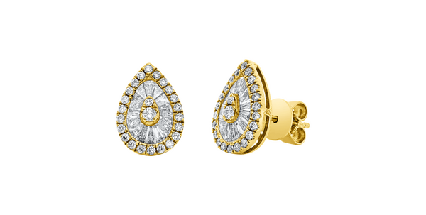 Brogle Classic diamond stud earrings
