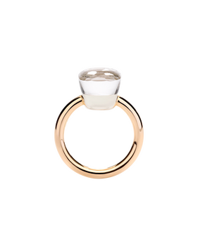 PAA1100 O6000 000TB 030 Pomellato ring nudo classic rose gold 18kt white gold 18kt white topaz aa9fb638391062af9