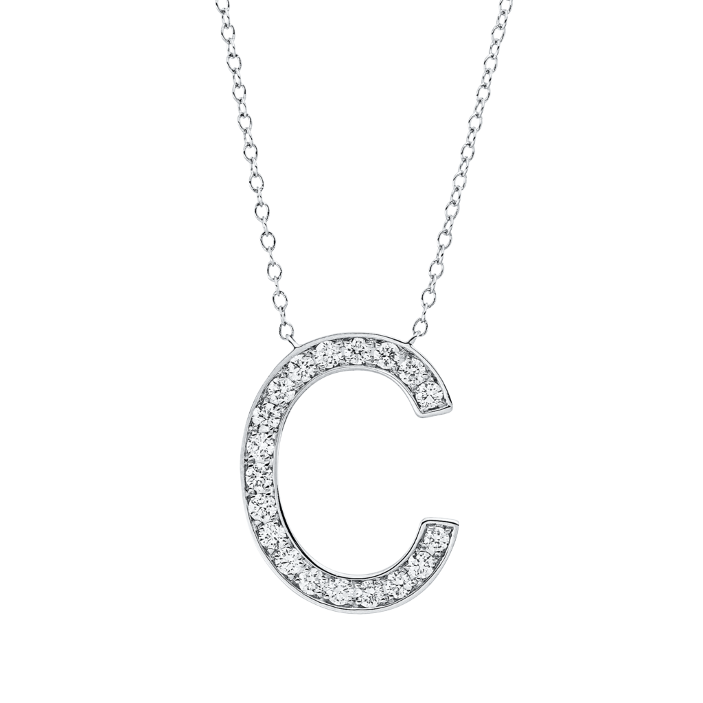 Brogle Classic Kette mit Diamantbuchstaben C Brogle Classic Kette mit Diamantbuchstaben C