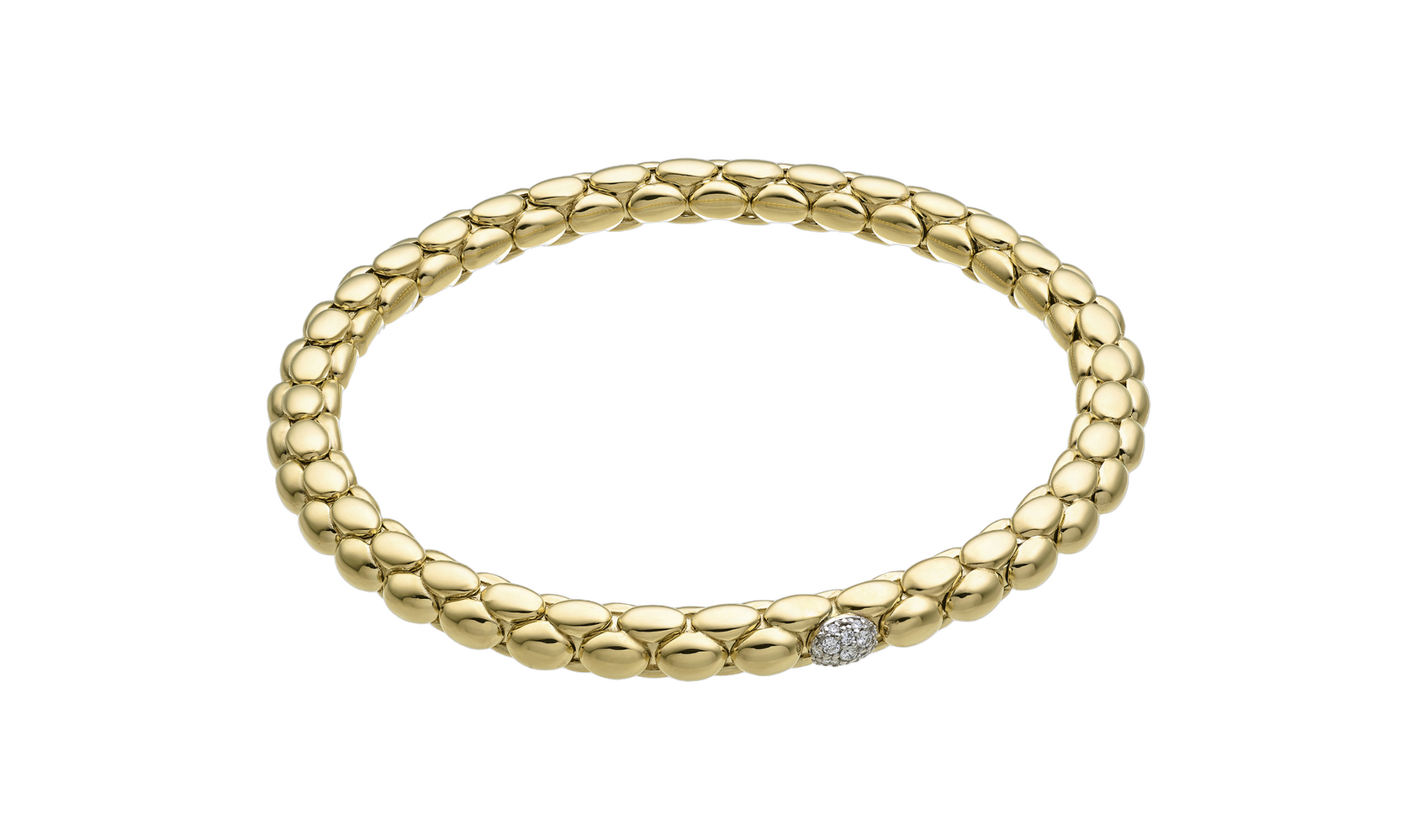 Chimento Stretch Spring Two-Tone Flexible Bracelet Chimento Stretch Spring Two-Tone Flexible Bracelet