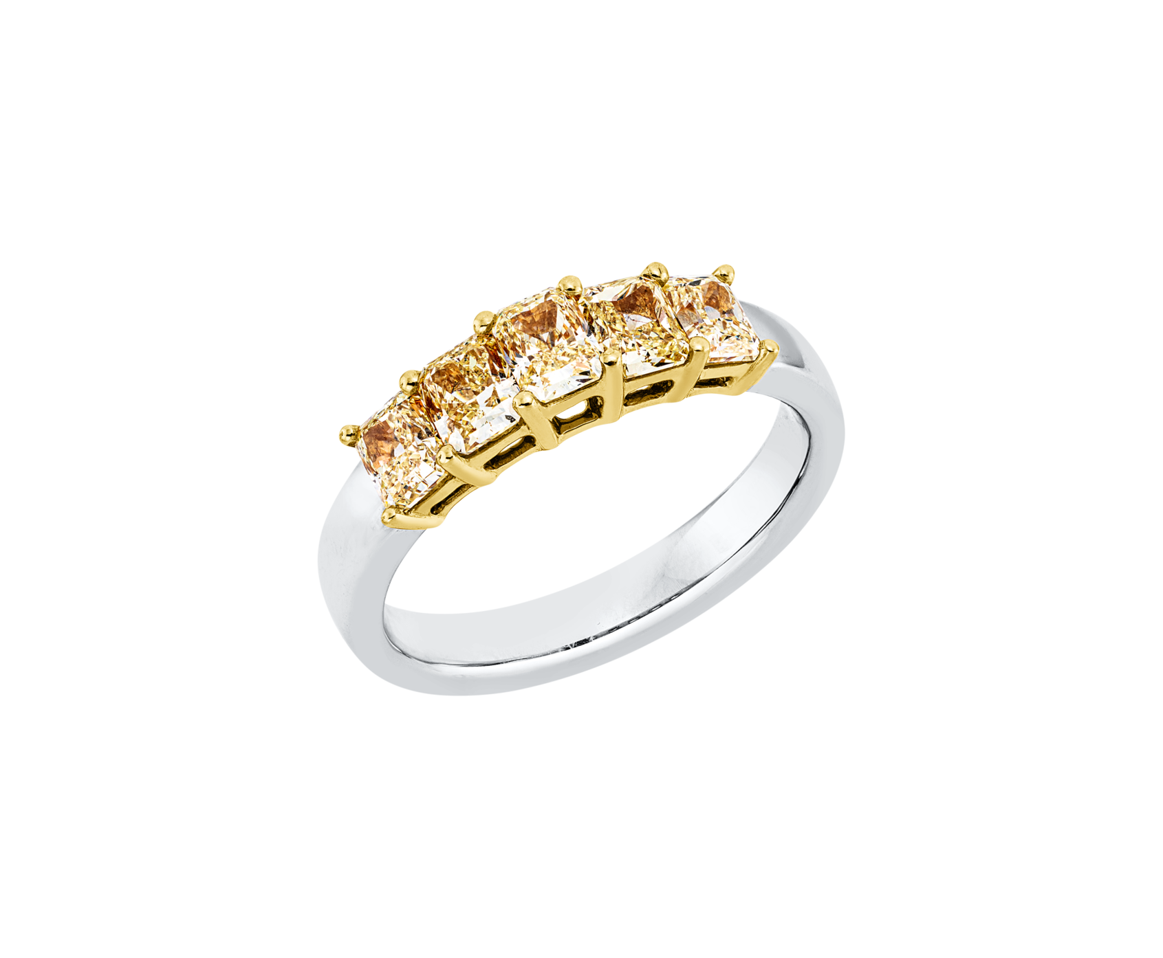 Brogle Selection Bicolor diamond ring