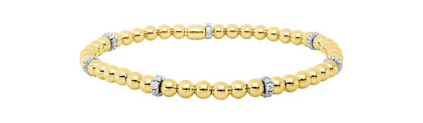 Brogle Classic Bicolor Diamantarmband