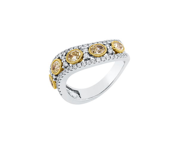 Brogle Selection Bicolor diamond ring