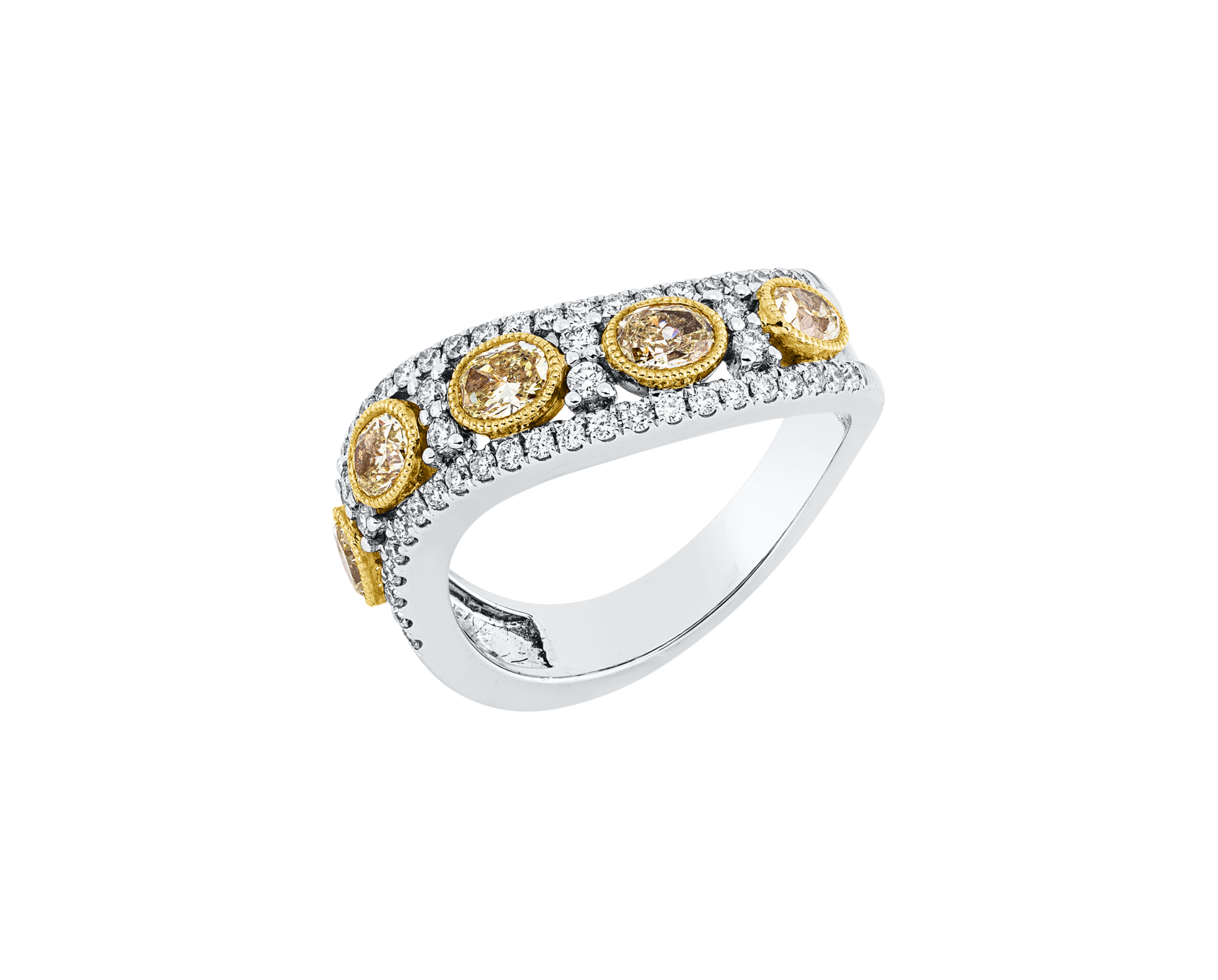 Brogle Selection Bicolor diamond ring Brogle Selection Bicolor diamond ring