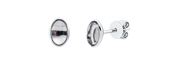 Brogle Classic amethyst stud earrings