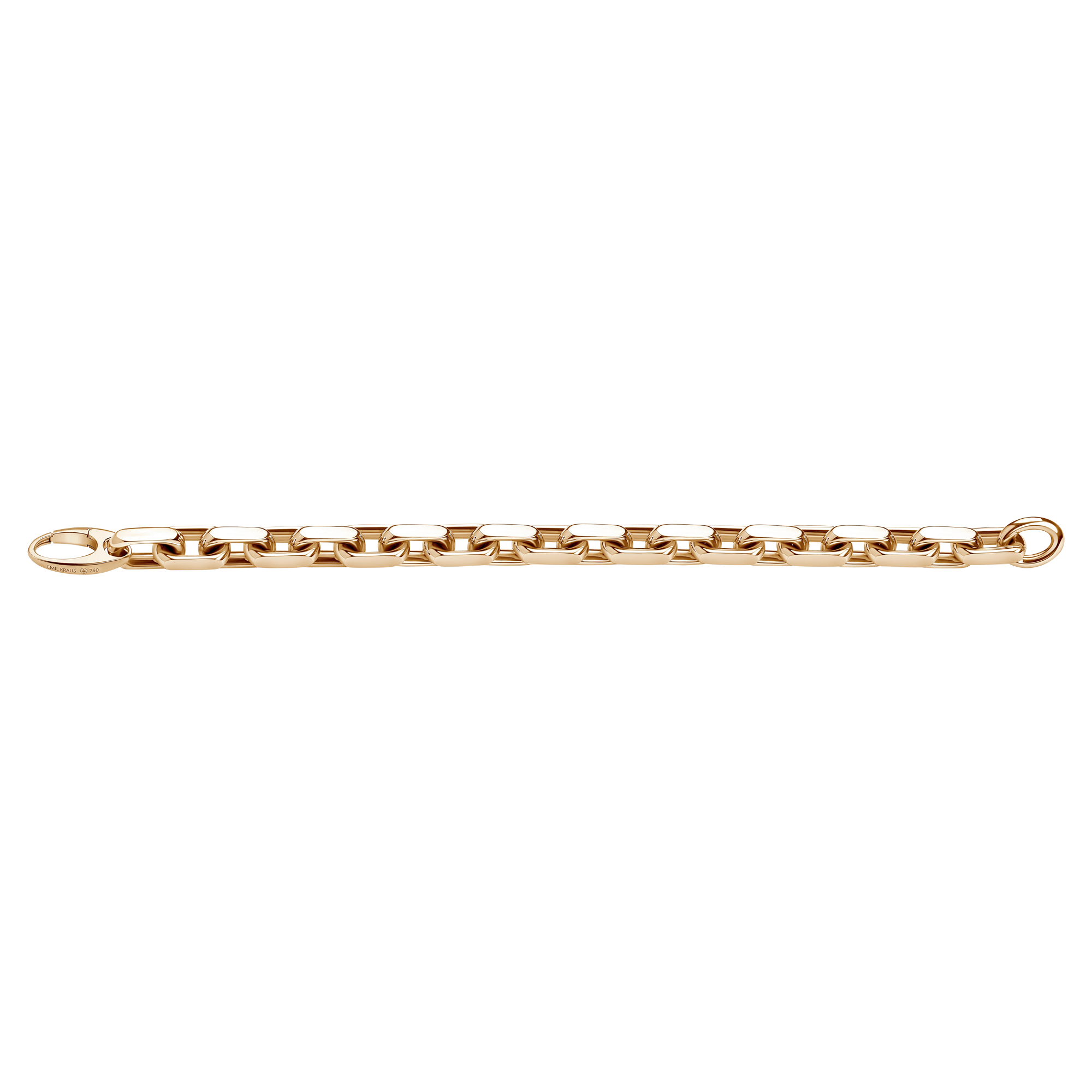 Emil Kraus Nuru anchor bracelet diamond cut, 9mm Emil Kraus Nuru anchor bracelet diamond cut, 9mm