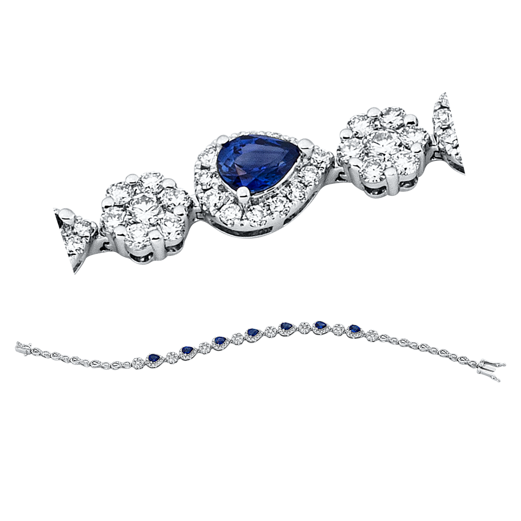 Brogle Selection sapphire bracelet Brogle Selection sapphire bracelet