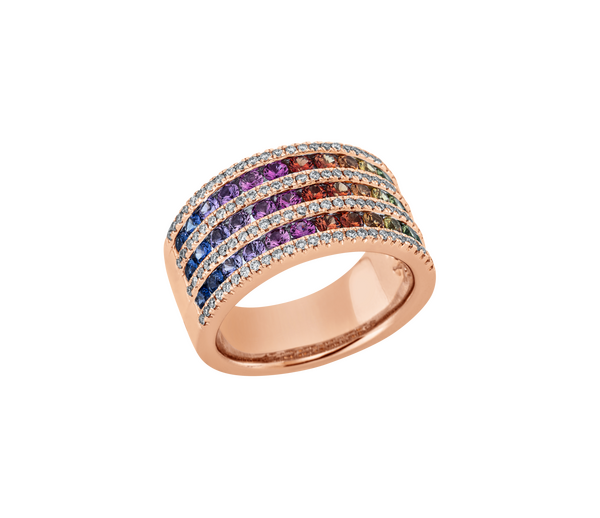 Brogle Selection Saphirring Rainbow
