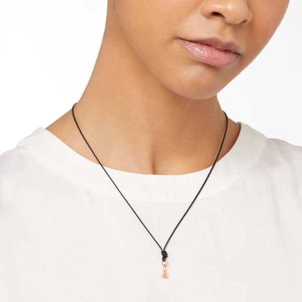 176082 DMB2004 LETAL 0009R 100 Dodo letter a charm 9k rose gold f64b0280374320d19