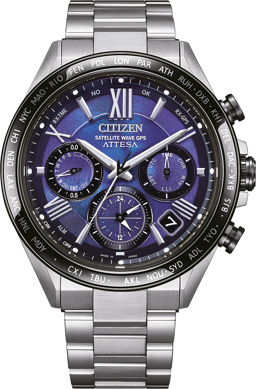 Citizen Attesa Unite with Blue 44,5mm