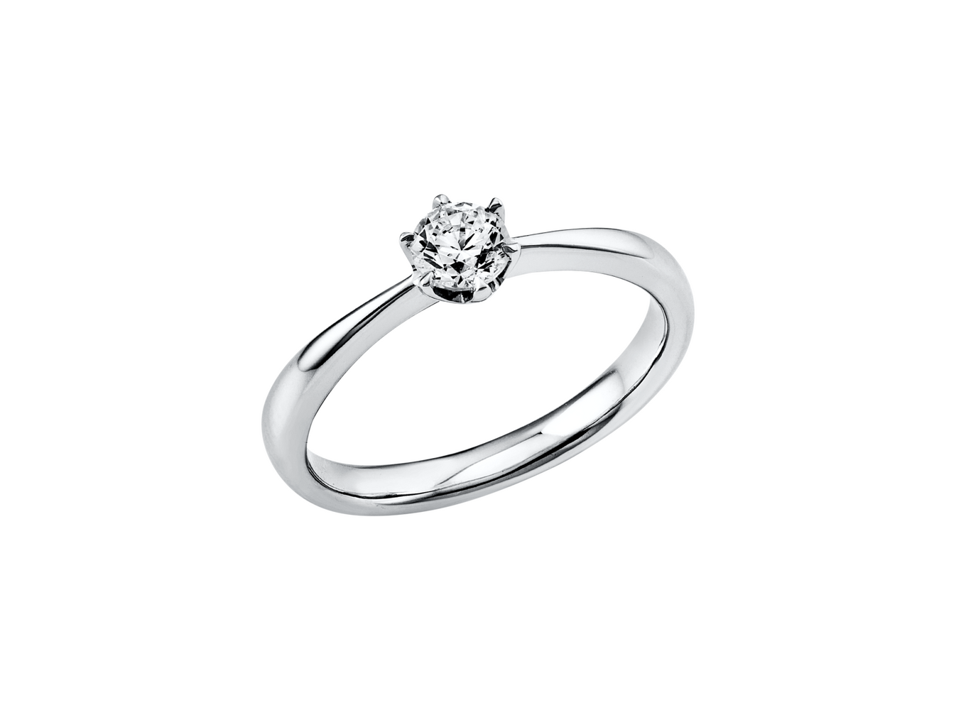 Brogle solitaire ring Marie up to 0.5 carat