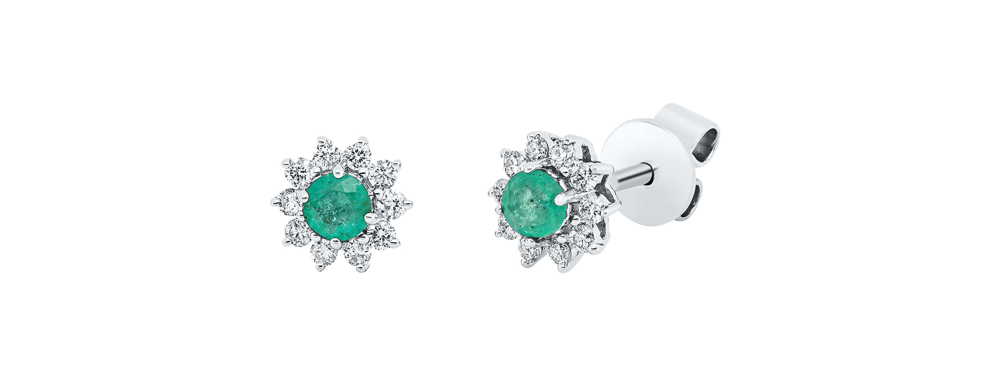 Brogle Classic emerald stud earrings Brogle Classic emerald stud earrings