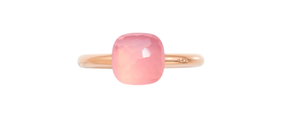 Pomellato Nudo Petit Rose Quartz Ring Pomellato Nudo Petit Rose Quartz Ring