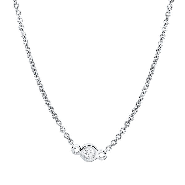 Brogle Classic necklace with diamond pendant Brogle Classic necklace with diamond pendant