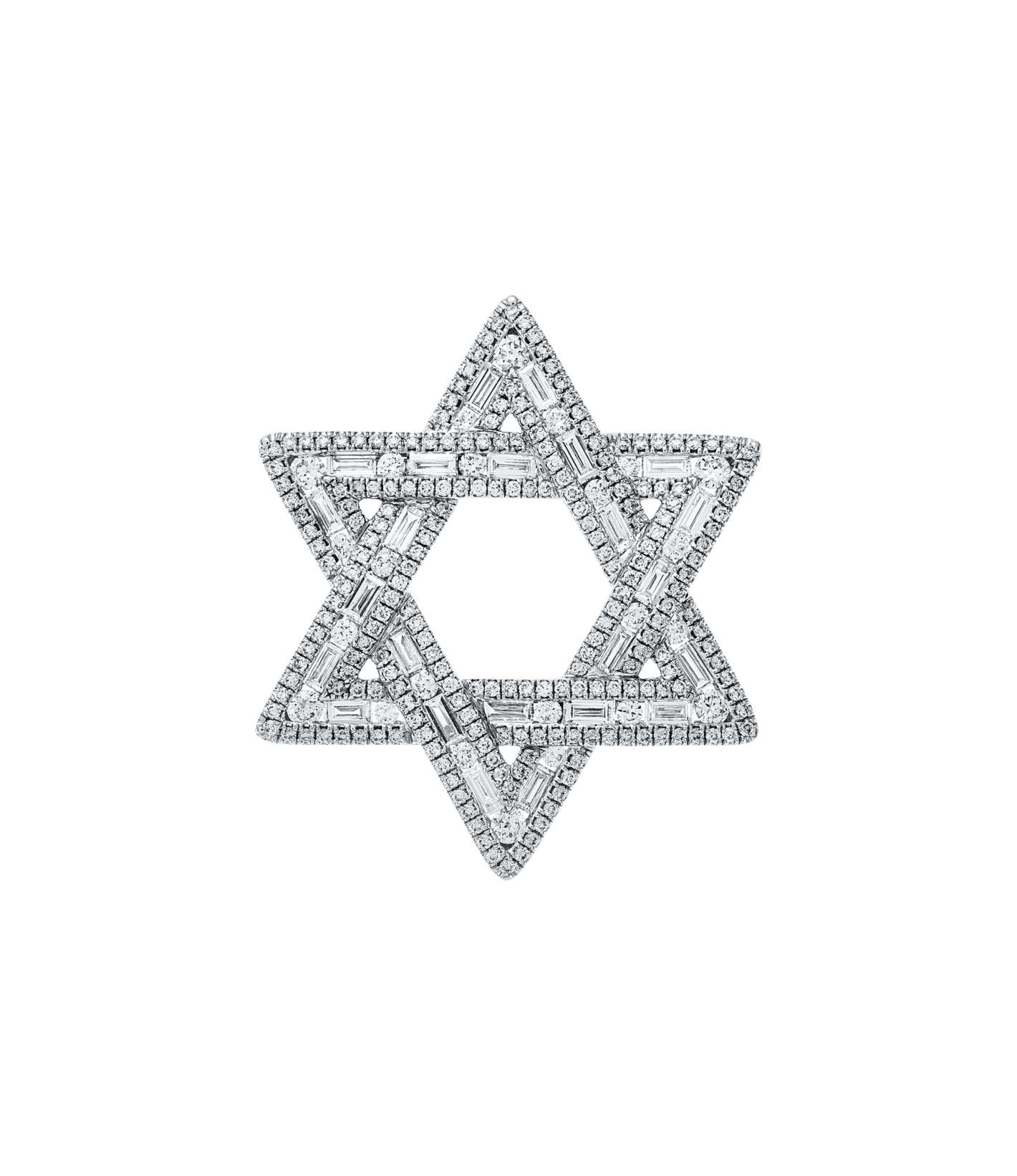 Brogle Selection Anhänger Davidstern mit Diamanten