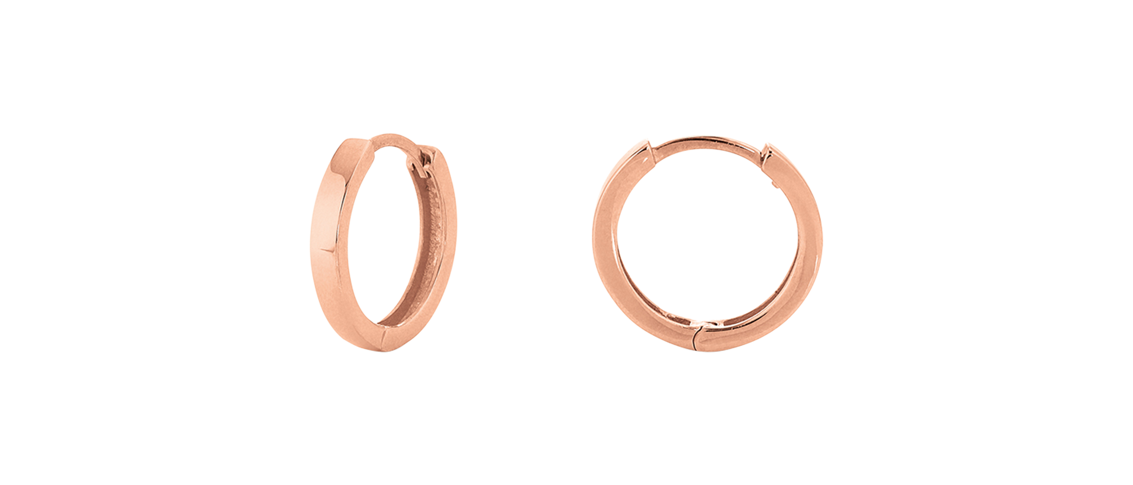 Brogle Classic gold hoop earrings Brogle Classic gold hoop earrings