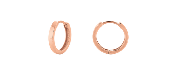 Brogle Classic gold hoop earrings Brogle Classic gold hoop earrings