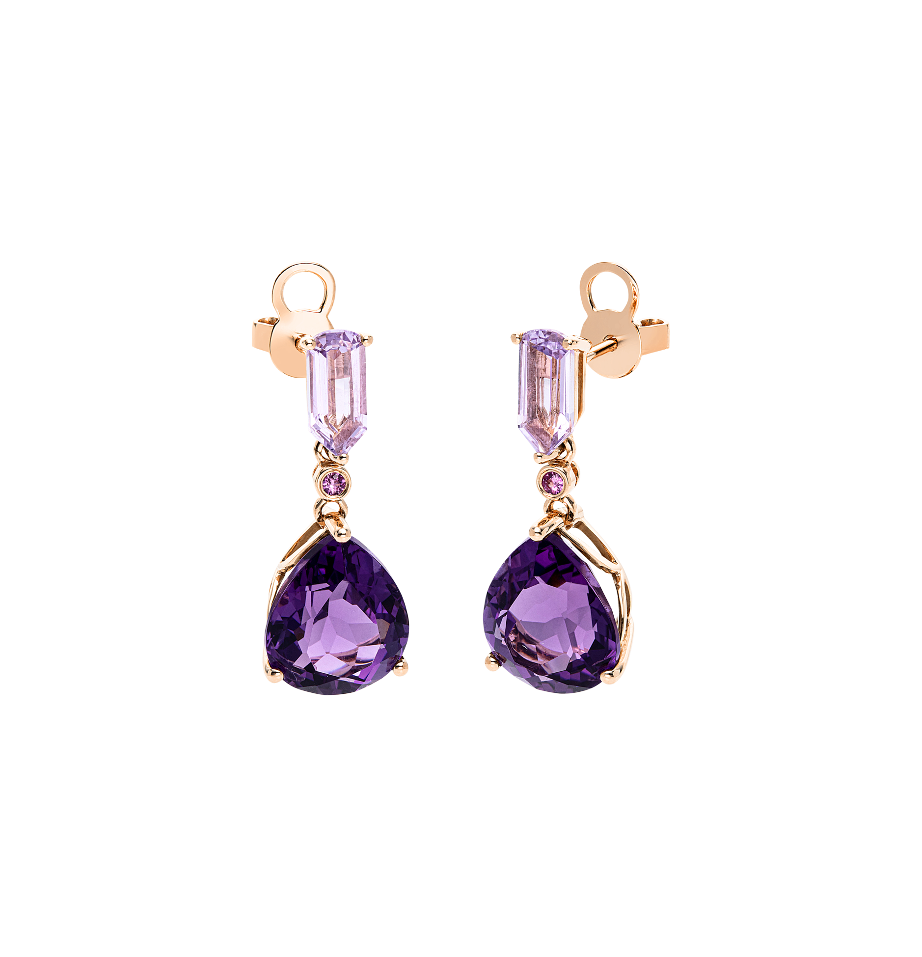 Brogle Classic colored stone earrings Brogle Classic colored stone earrings