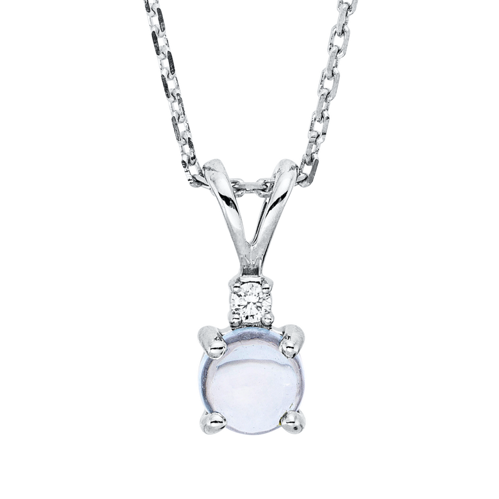 Brogle Classic necklace with sky topaz pendant Brogle Classic necklace with sky topaz pendant