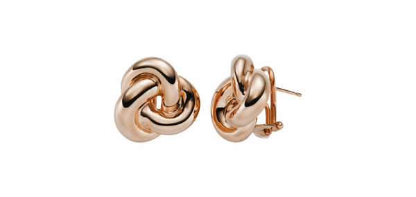 Brogle Classic gold stud earrings