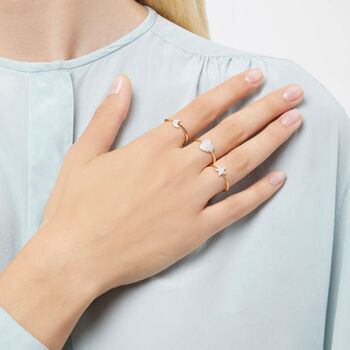 175908 DAC0007 HEARX DB0OG 110 Dodo precious mini moon ring white diamonds 18k yellow gold o64b028e74863746c