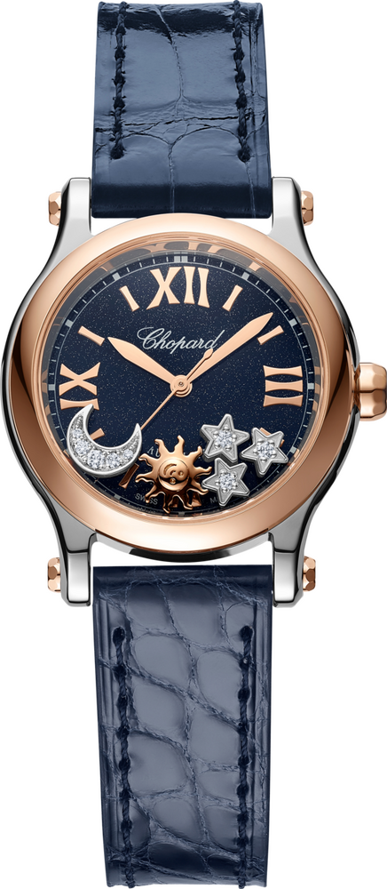 Chopard Happy Sport Sun, Moon and Stars 30mm