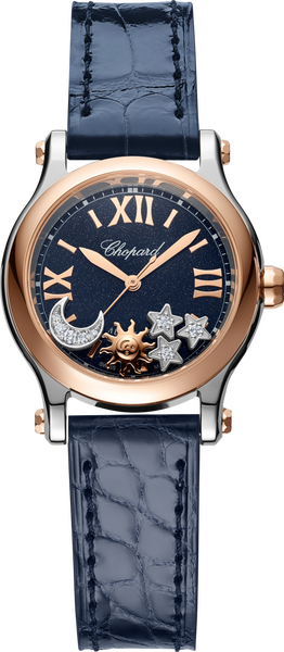 Chopard Happy Sport Sun, Moon and Stars 30mm