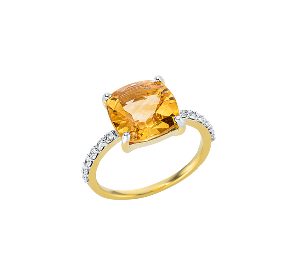 Brogle Classic citrine ring