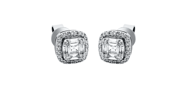 Brogle Classic diamond stud earrings