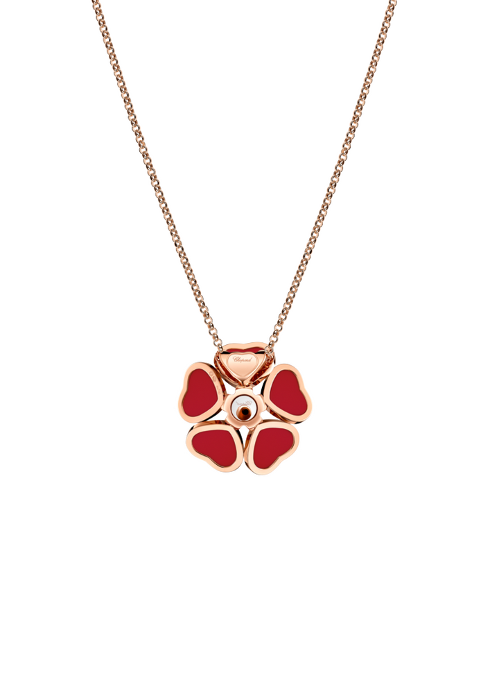 Chopard Happy Hearts Flowers Necklace with Pendant