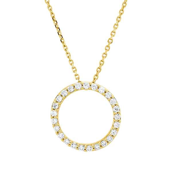 Brogle Classic necklace with diamond pendant Brogle Classic necklace with diamond pendant