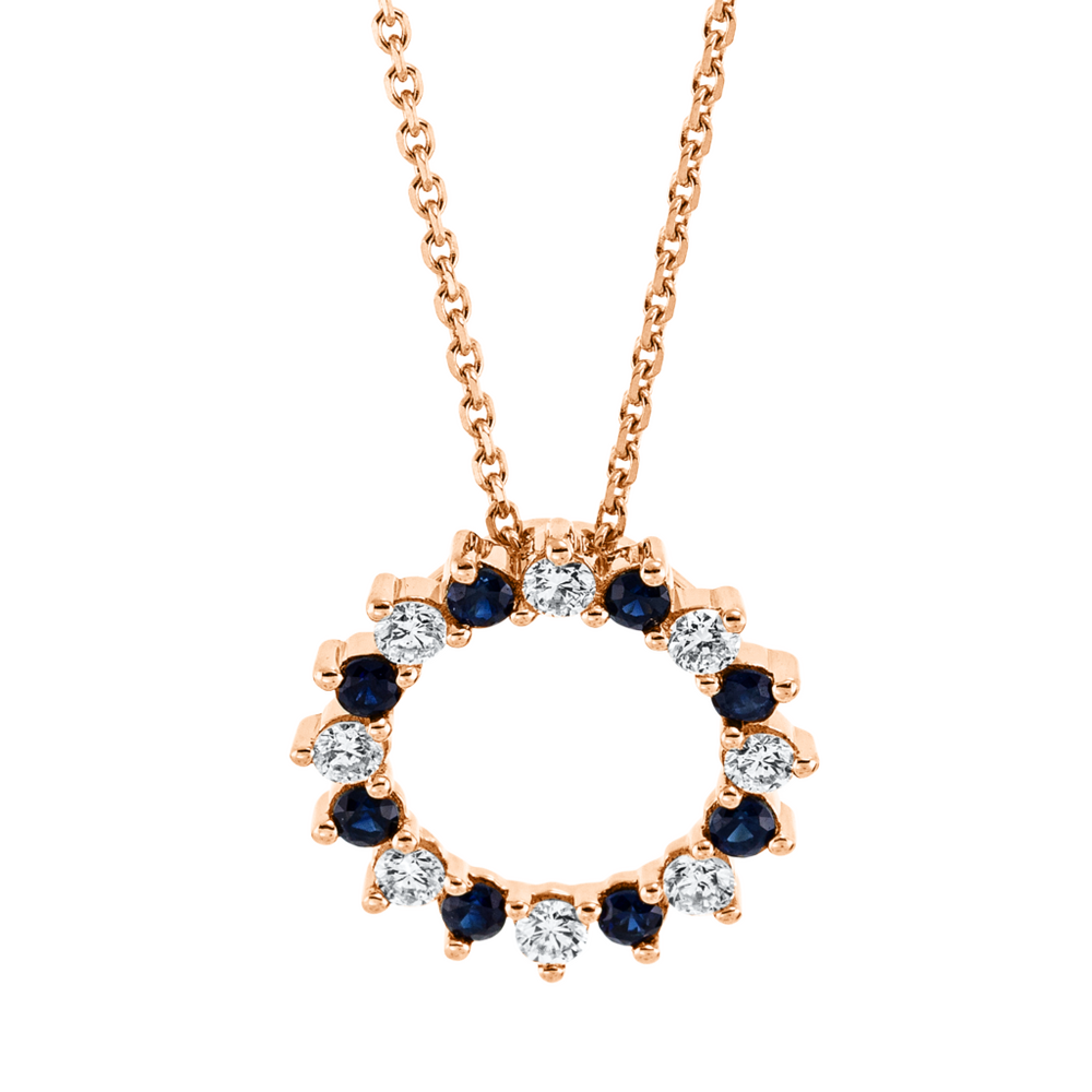 Brogle Classic necklace with sapphire pendant