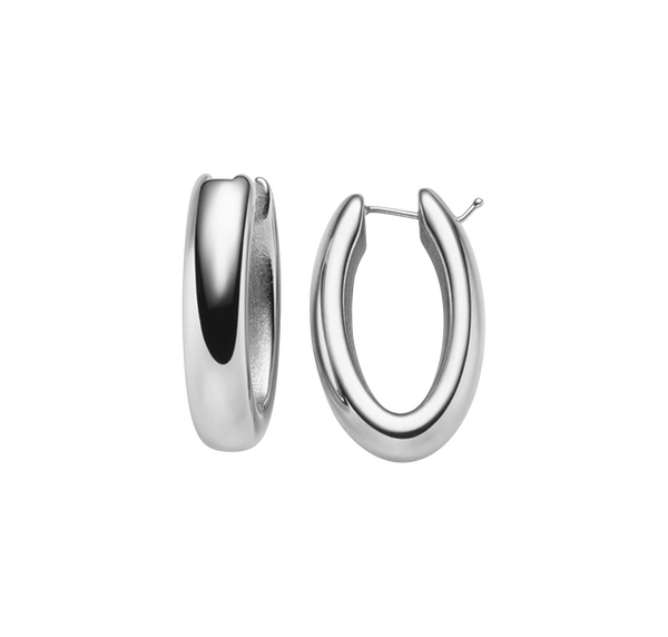 Brogle Classic gold hoop earrings 6.5mm Brogle Classic gold hoop earrings 6.5mm
