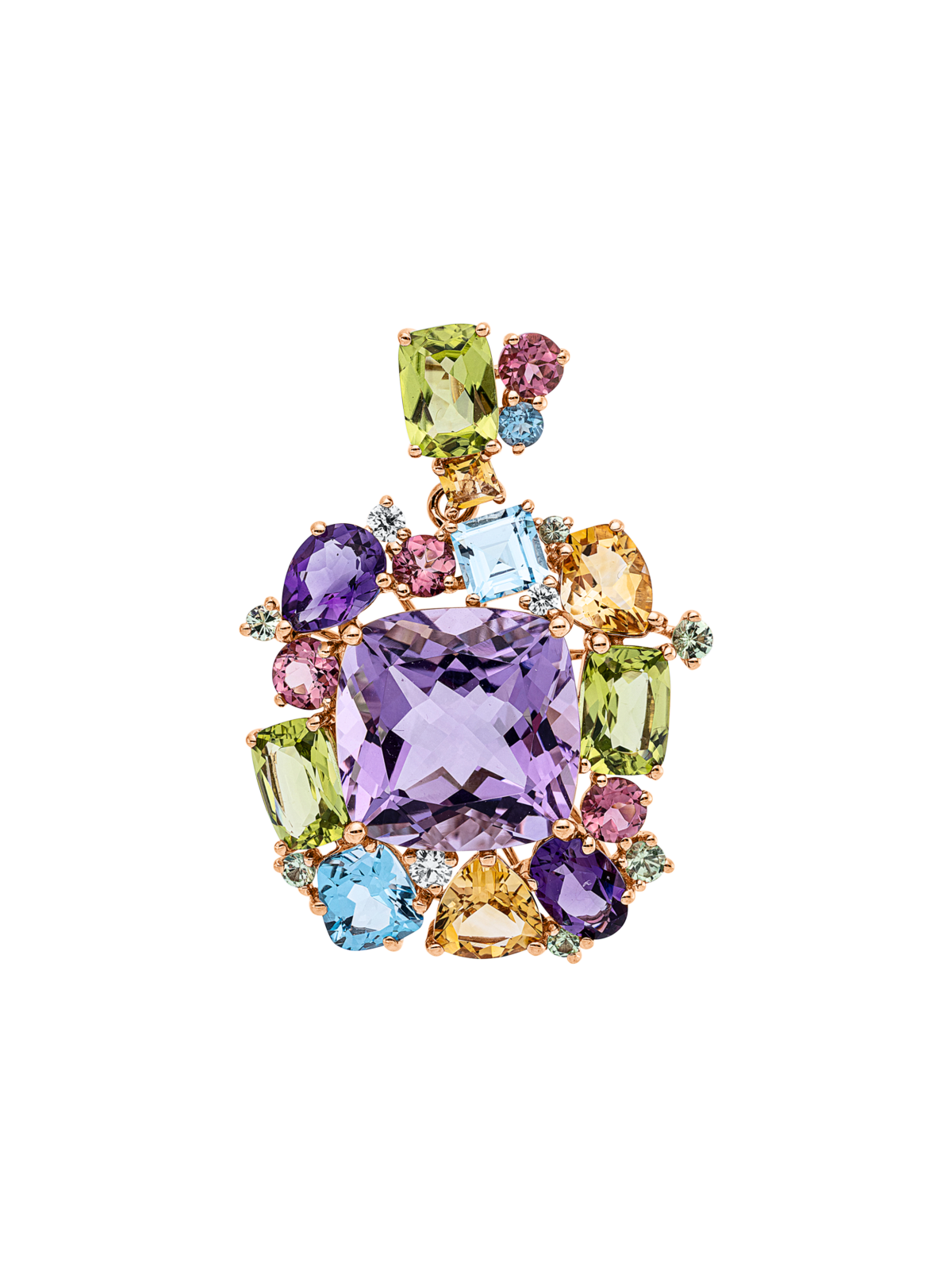Brogle Classic colored stone pendant