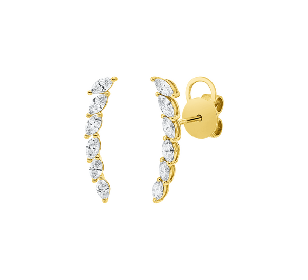 Brogle Classic diamond stud earrings