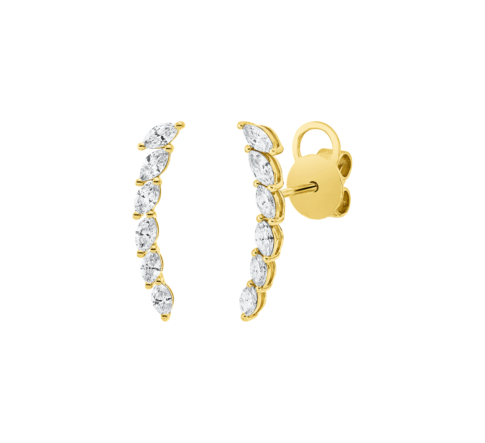 Brogle Classic diamond stud earrings Brogle Classic diamond stud earrings