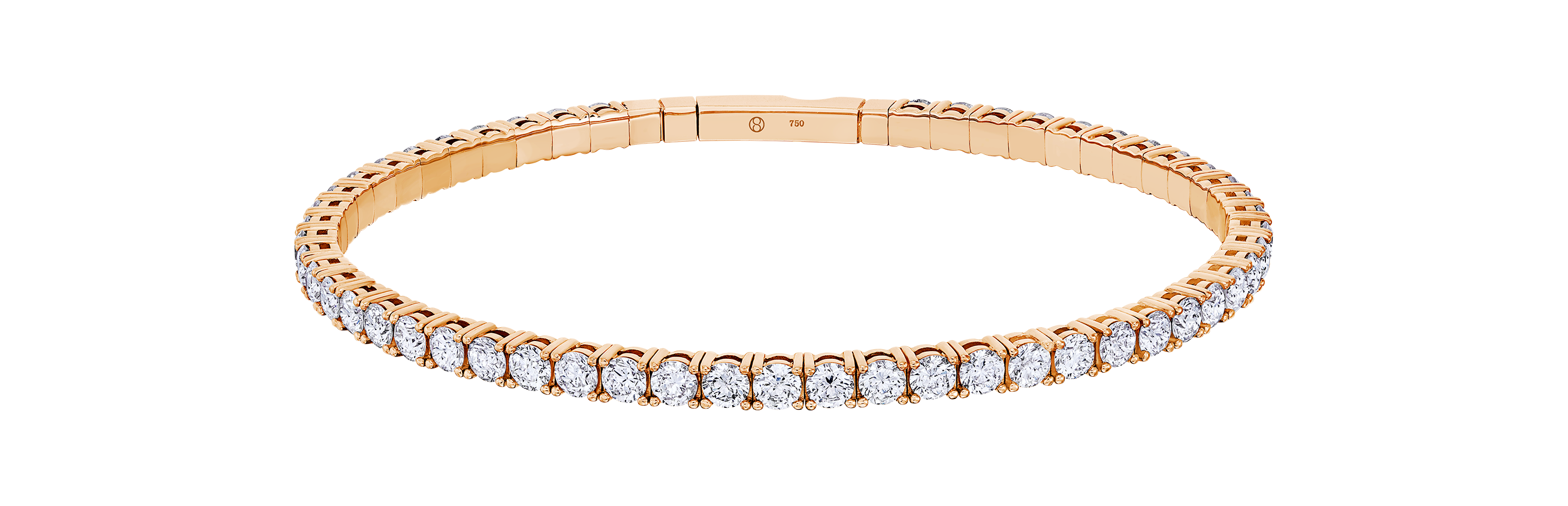 Brogle Selection flexible tennis bracelet Brogle Selection flexible tennis bracelet