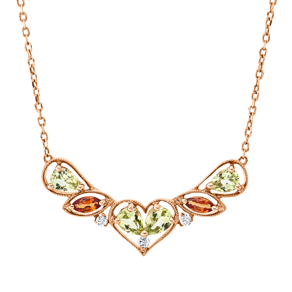 Brogle Classic colored stone necklace Brogle Classic colored stone necklace