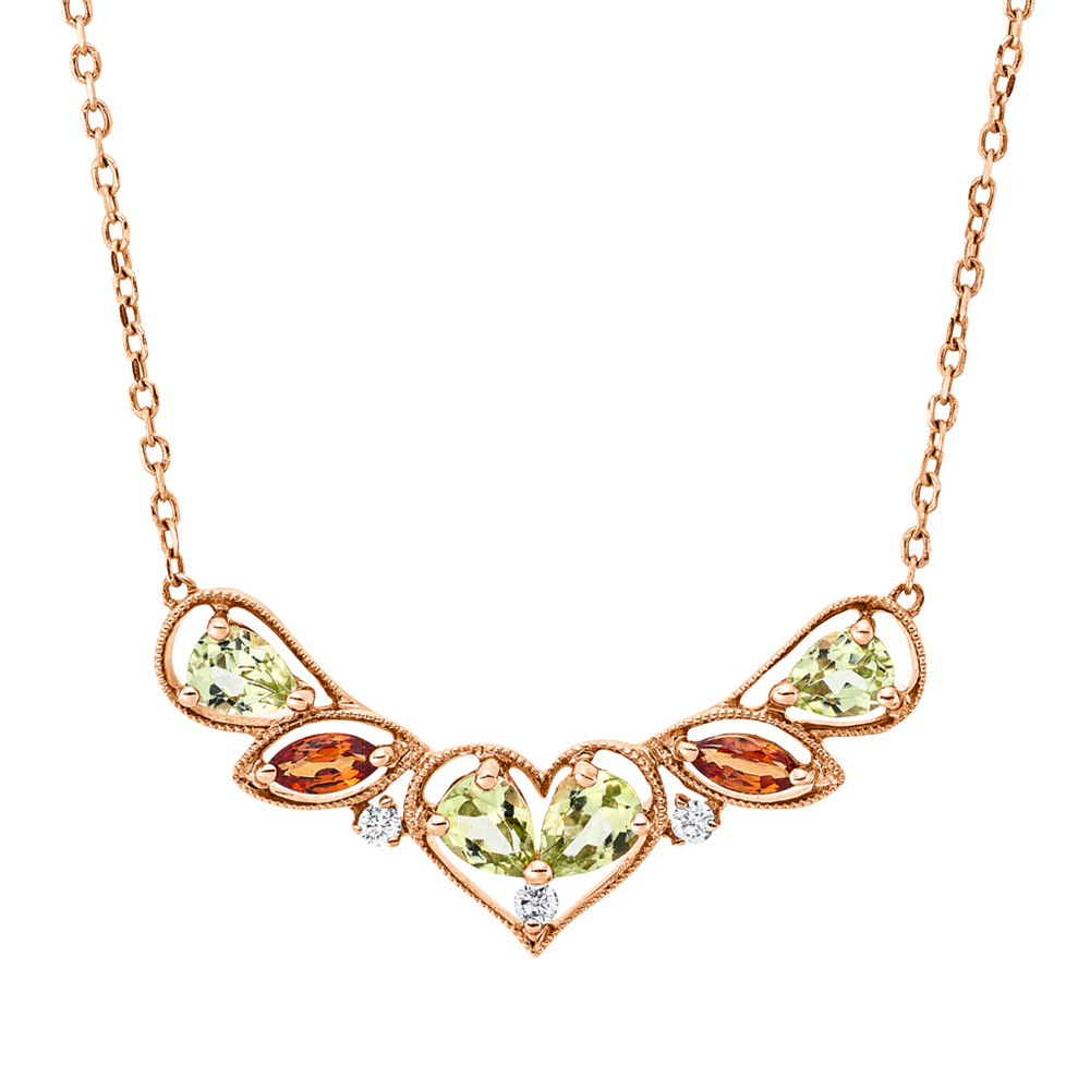 Brogle Classic colored stone necklace Brogle Classic colored stone necklace