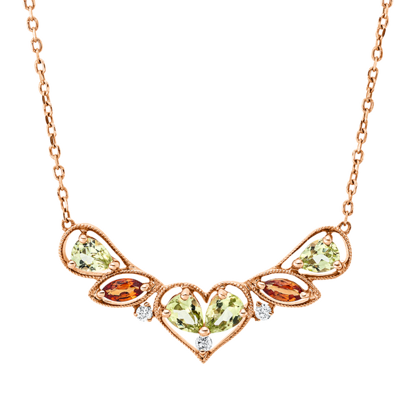 Brogle Classic colored stone necklace
