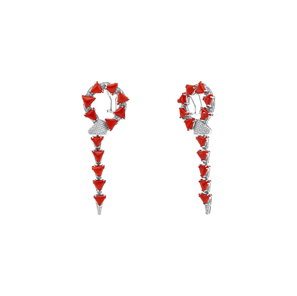 Brogle Selection Korallohrhänger