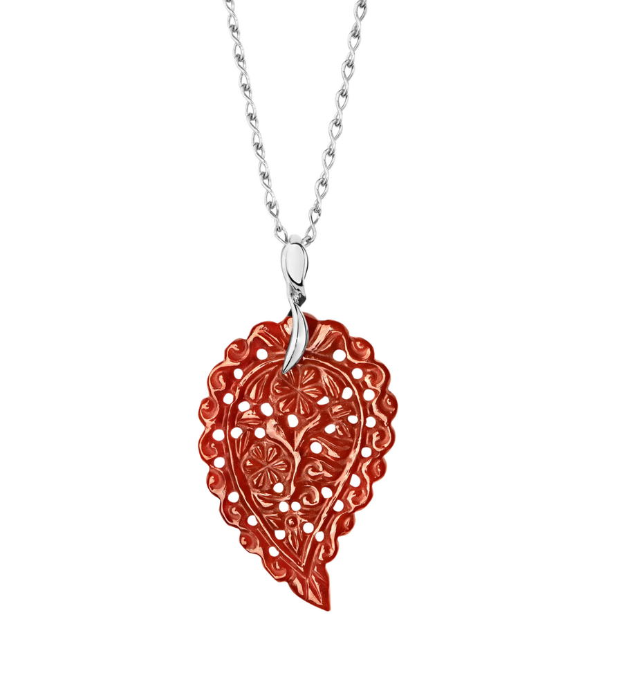 Tamara Comolli Leaf Onyx M Anhänger Tamara Comolli Leaf Onyx M Anhänger