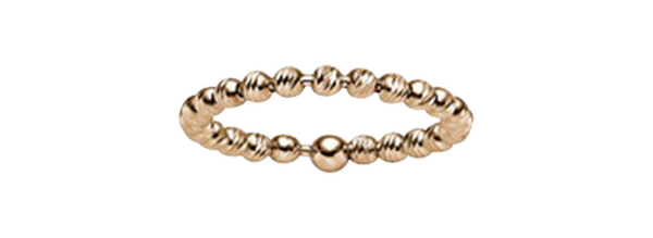 Brogle Classic gold ring beads diamond cut 2,2mm Brogle Classic gold ring beads diamond cut 2,2mm