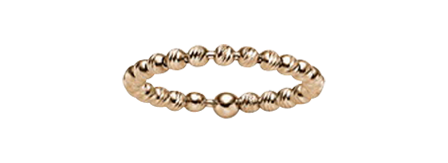Brogle Classic gold ring beads diamond cut 2,2mm Brogle Classic gold ring beads diamond cut 2,2mm