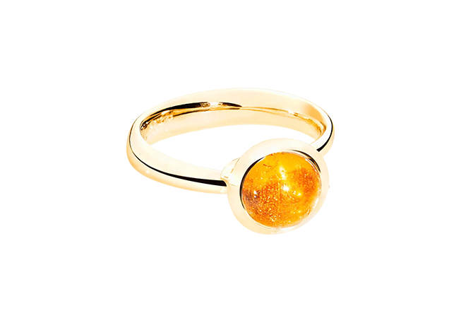 Tamara Comolli Bouton Mandarin-Granat S Ring Tamara Comolli Bouton Mandarin-Granat S Ring